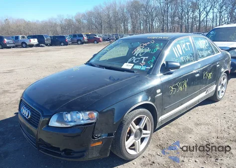 2007 Audi A4 2.0T from USA, damaged, VIN WAUDF78E47A024456